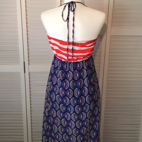 Flying Tomato Column Halter Dress. Stunning! Size S. - Picture 3 of 7